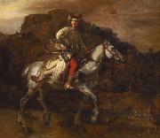 REMBRANDT Harmenszoon van Rijn The Polish rider (mk33) oil painting